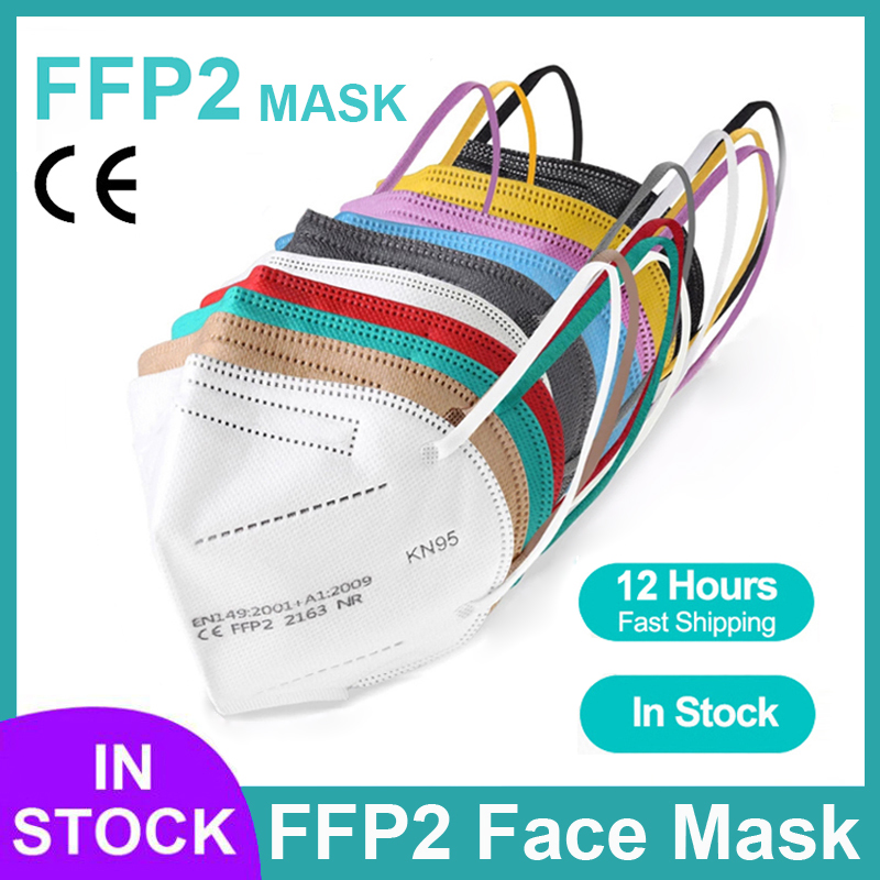 Disposable Mask Blue - 5-laags FFP2-maskers CE-goedgekeurd KN95 Melt-blown masker