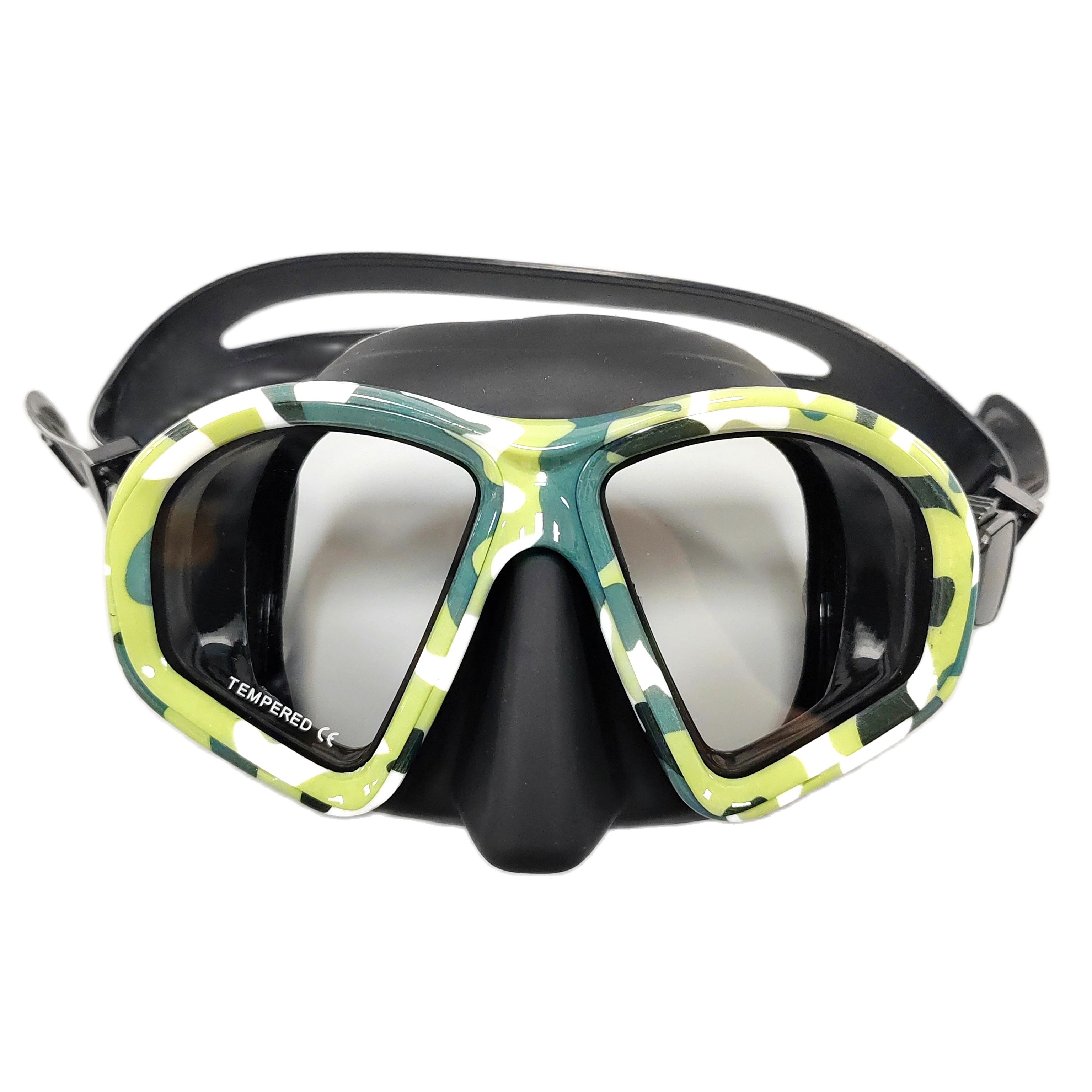 Anti Pollution Mask - Duikmasker Camouflage Anti-condens Harpoenvistuig Zwemmasker