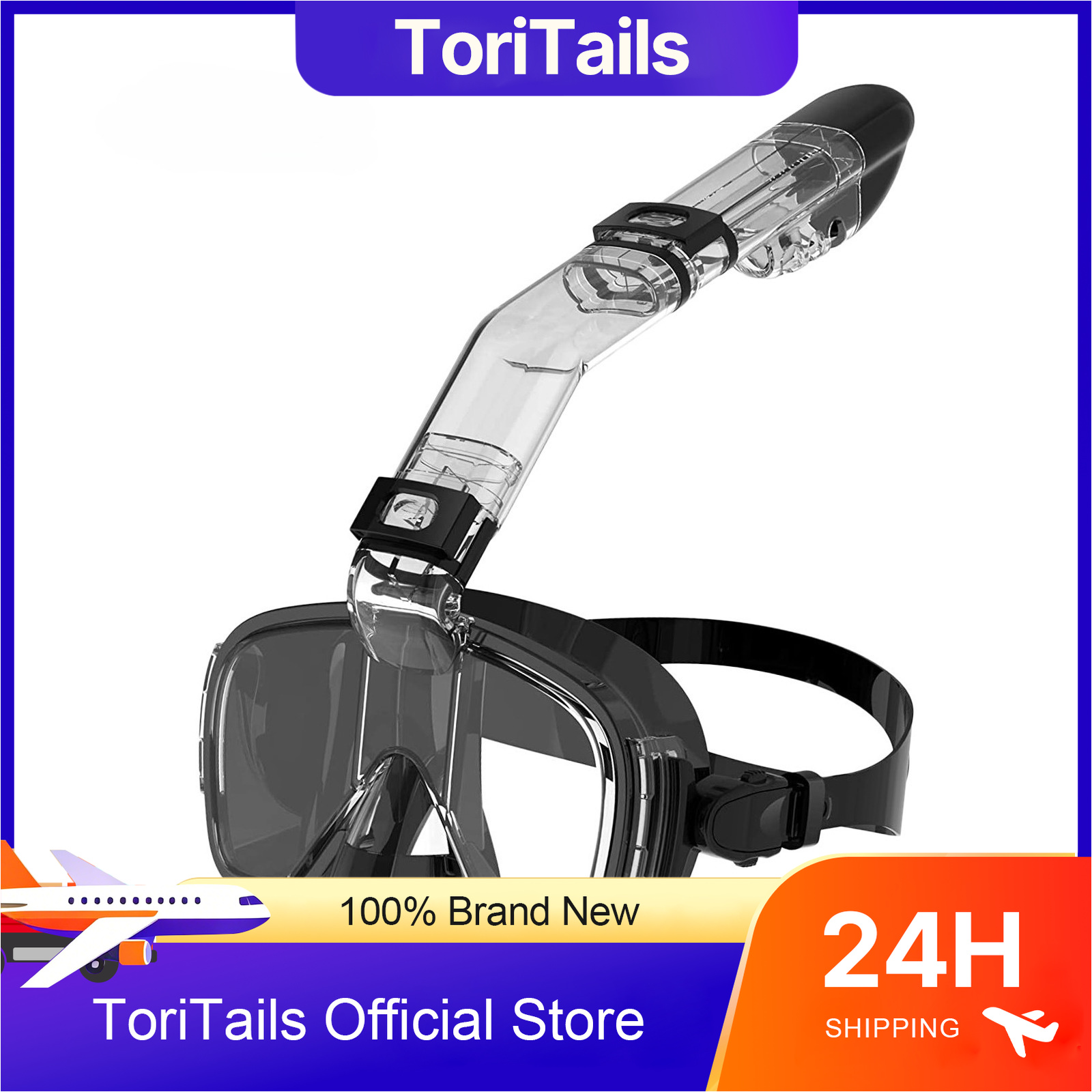 Respirator Half Face - Onderwater snorkelen Half gezichtsmasker Kinderen Zwemmaskerset