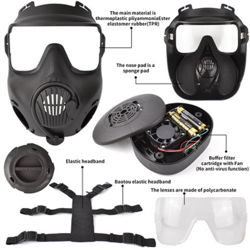 Beschermend tactisch ademhalin - Anti Pollution Mask recensie en prijs