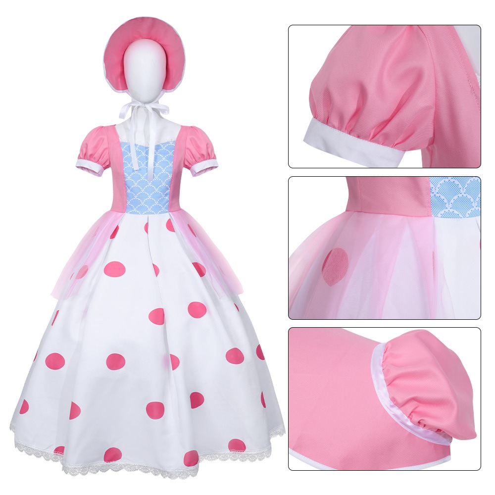 Anime Bo Peep Cosplay Kostuum  - Kids Face Mask recensie en prijs