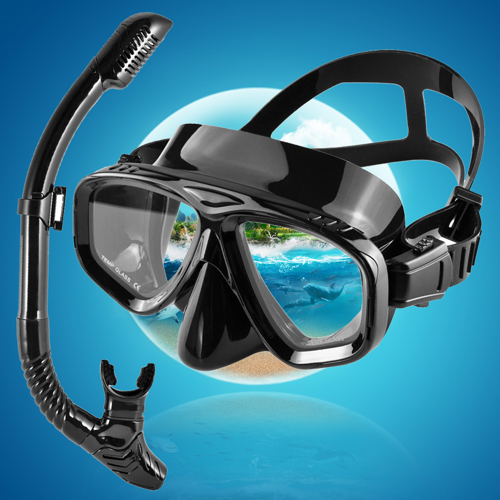 Droge Snorkelset Duikmasker Pr - Anti Pollution Mask recensie en prijs