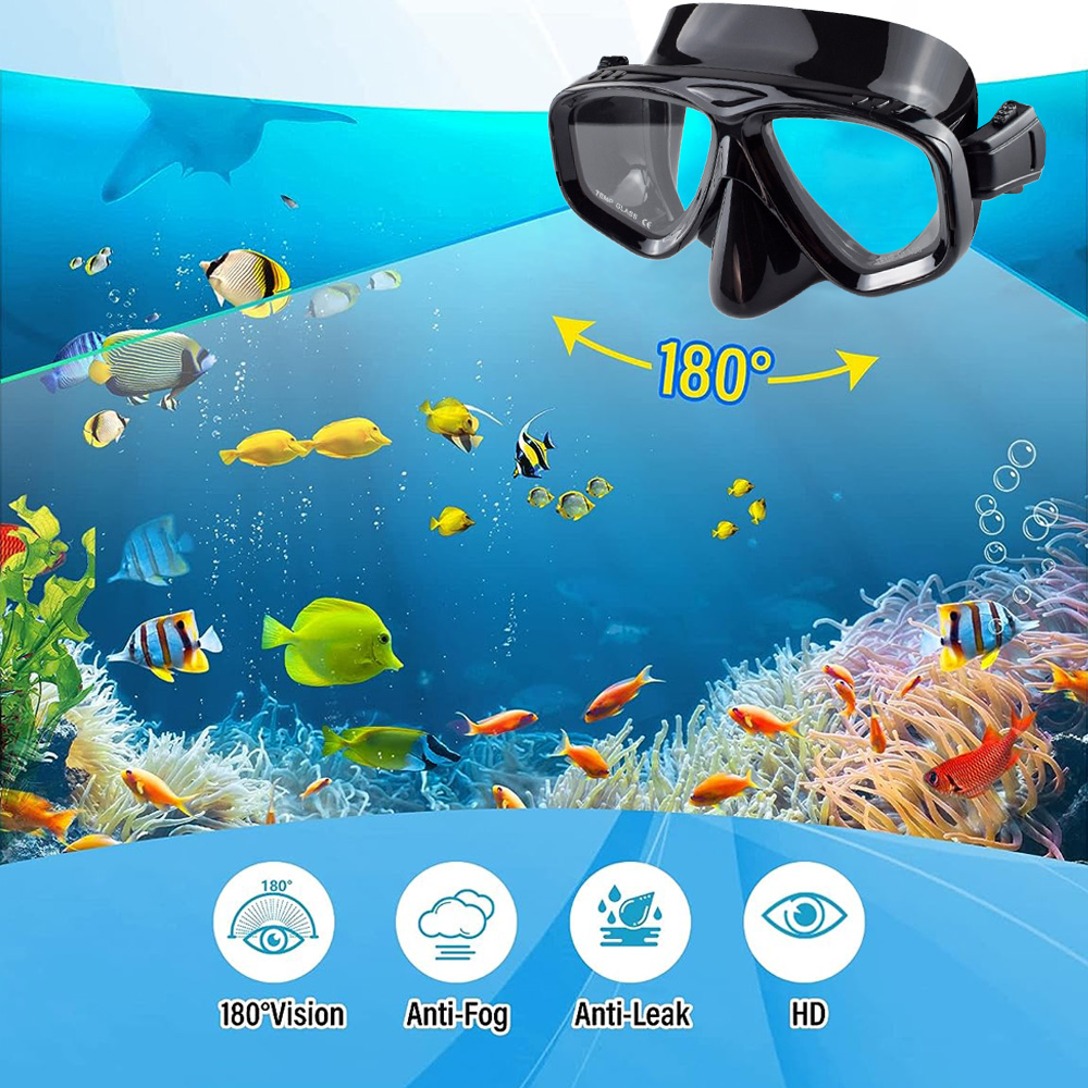 Droge Snorkelset Duikmasker Pr - Anti Pollution Mask recensie en prijs