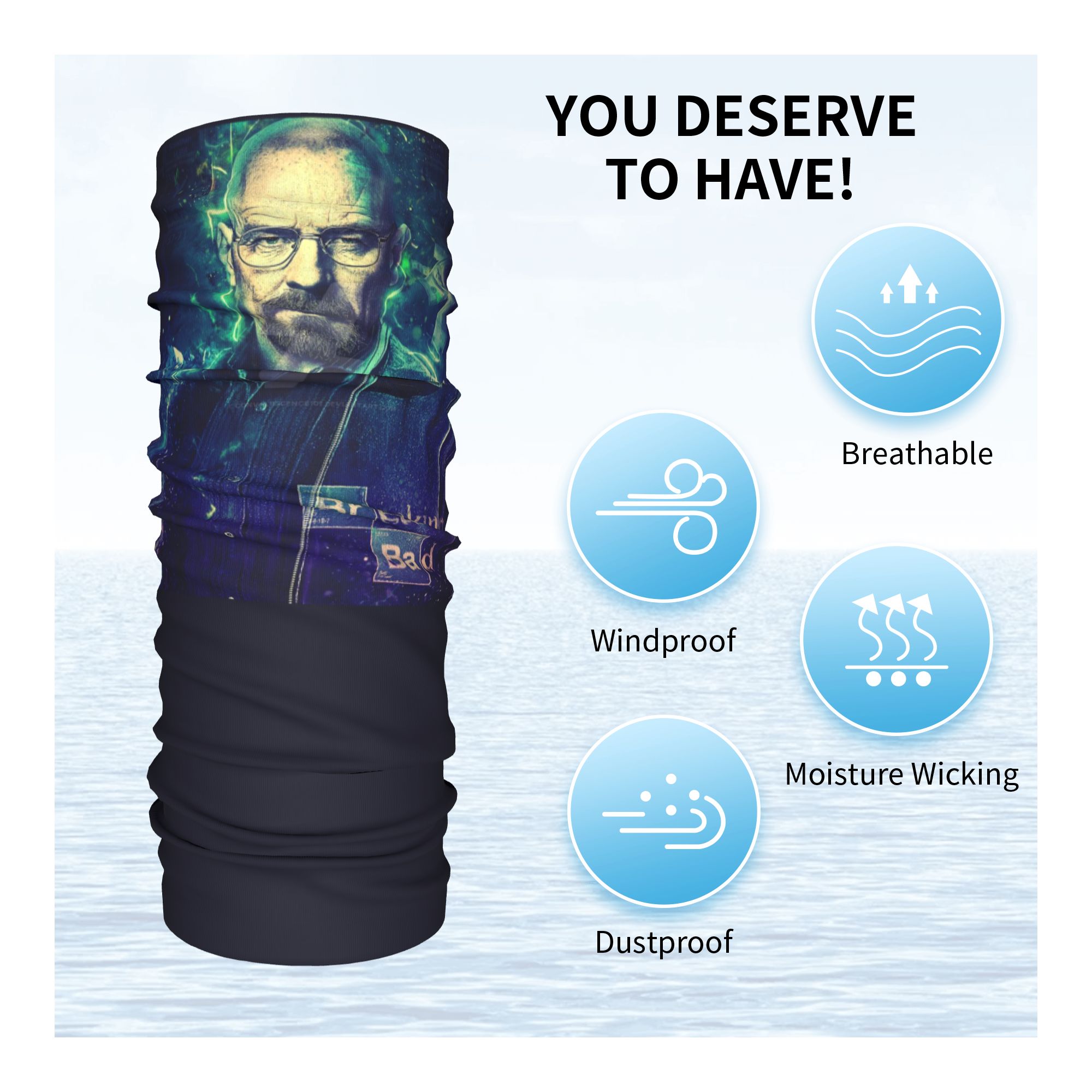 Aangepaste Breaking Bad Walter - Neck Gaiter Face Cover recensie en prijs